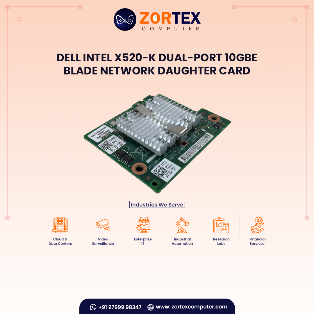 Dell Intel X520-k Dual-Port 10GbE Blade Network Daughter Card
