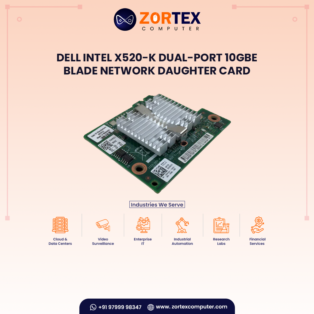 Dell Intel X520-k Dual-Port 10GbE Blade Network Daughter Card