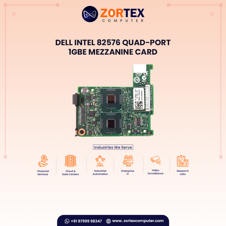 Dell Intel 82576 Quad-Port 1GbE Mezzanine Card