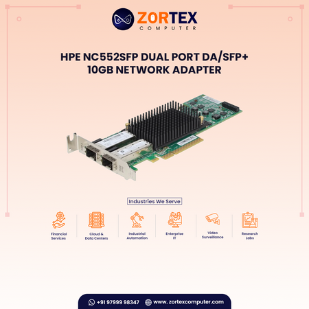 HP NC552SFP Dual Port DA/SFP+ 10Gb Network Adapter