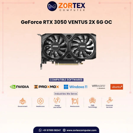 GeForce RTX 3050 VENTUS 2X 6G OC