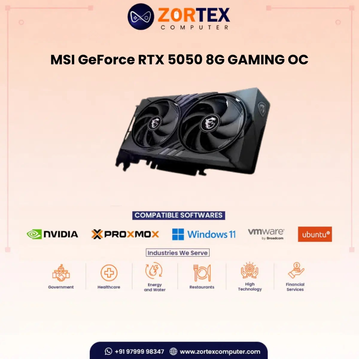 MSI GeForce RTX 5050 8G GAMING OC