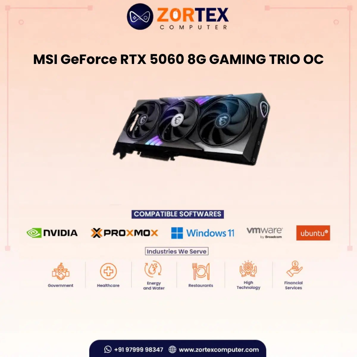 MSI GeForce RTX 5060 8G GAMING TRIO OC
