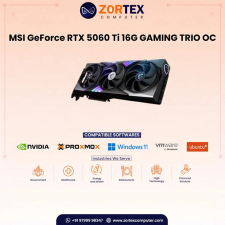 MSI GeForce RTX 5060 Ti 16G GAMING TRIO OC