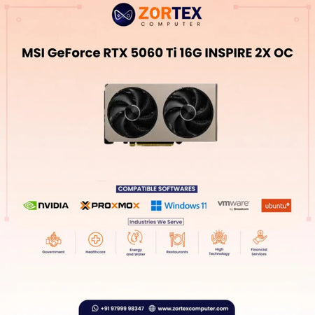 MSI GeForce RTX 5060 Ti 16G INSPIRE 2X OC