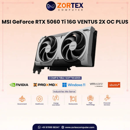 MSI GeForce RTX 5060 Ti 16G VENTUS 2X OC PLUS