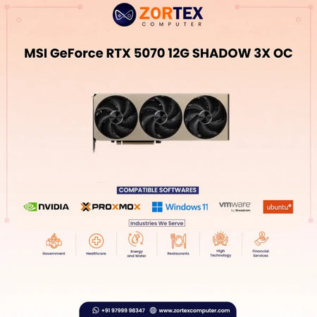 MSI GeForce RTX 5070 12G SHADOW 3X OC