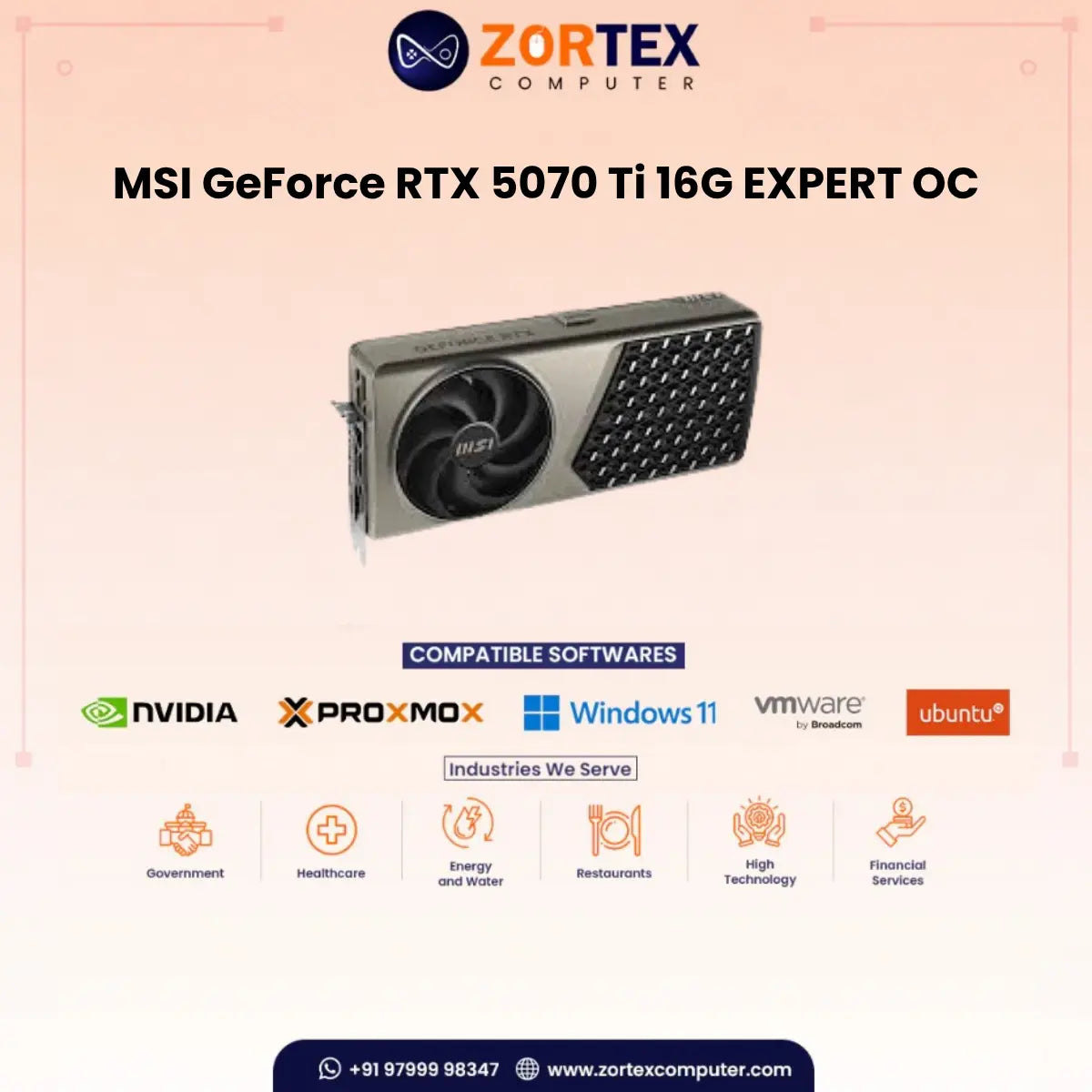 MSI GeForce RTX 5070 Ti 16G EXPERT OC