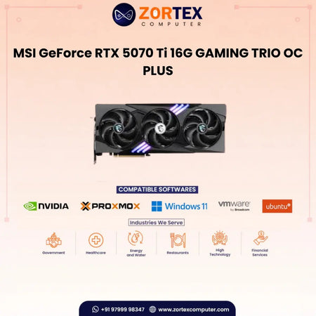 MSI GeForce RTX 5070 Ti 16G GAMING TRIO OC PLUS