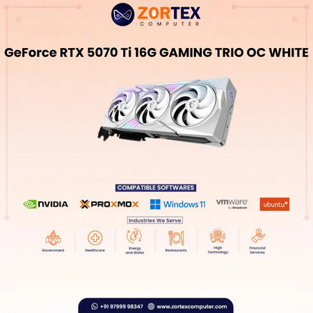 MSI GeForce RTX 5070 Ti 16G GAMING TRIO OC WHITE