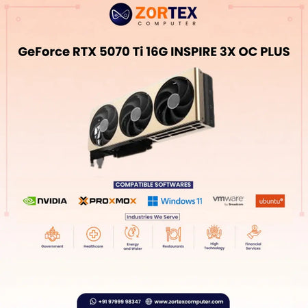 MSI GeForce RTX 5070 Ti 16G INSPIRE 3X OC PLUS