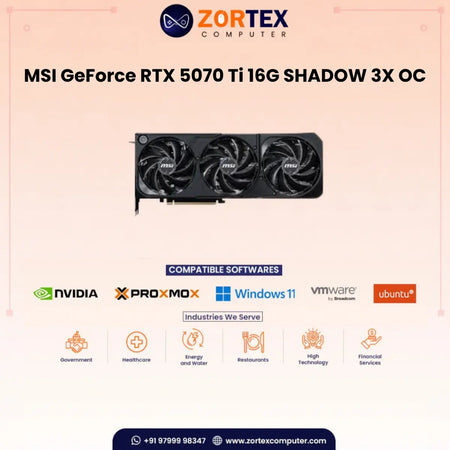 MSI GeForce RTX 5070 Ti 16G SHADOW 3X OC