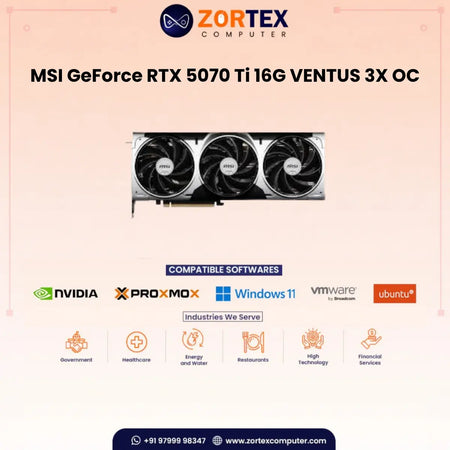MSI GeForce RTX 5070 Ti 16G VENTUS 3X OC