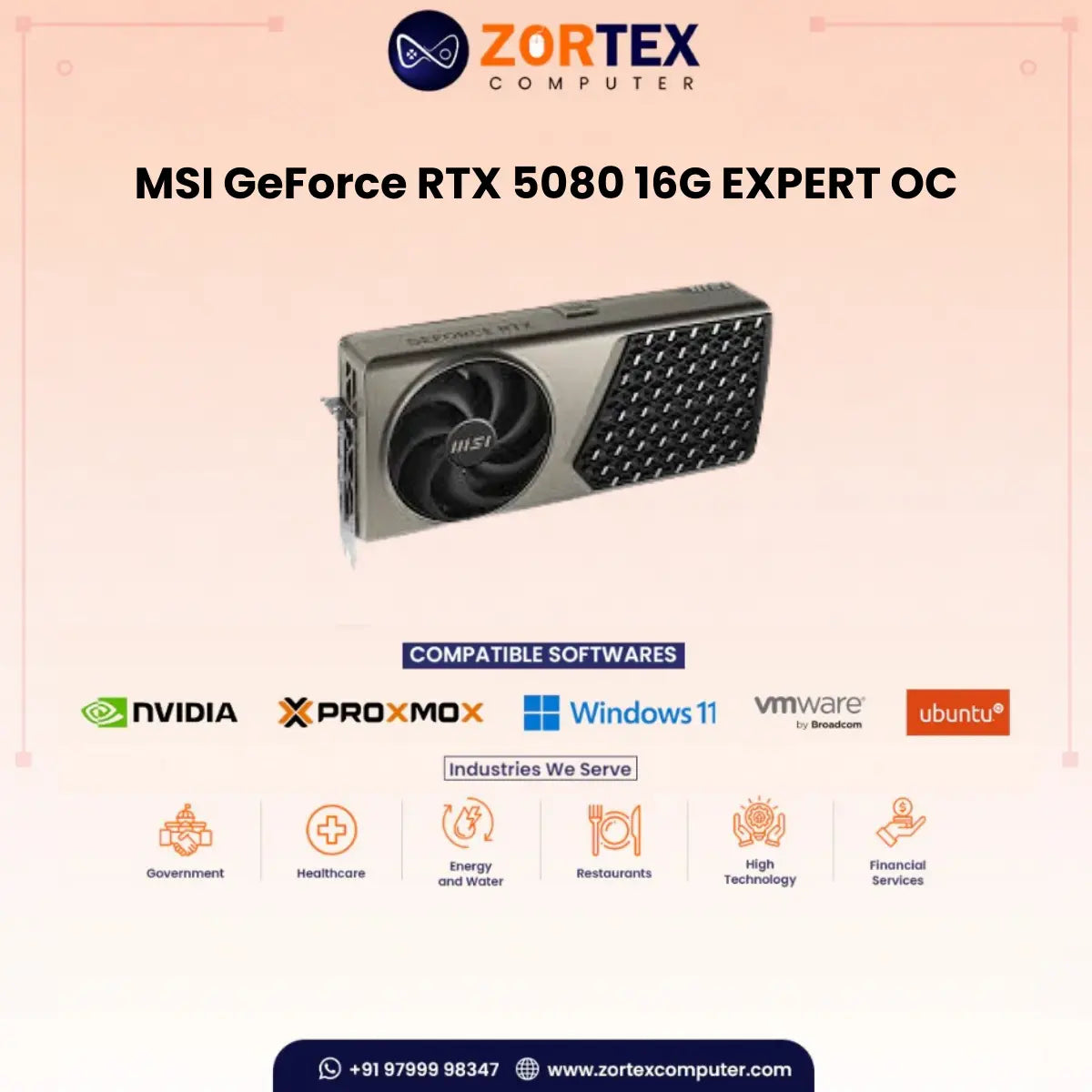 MSI GeForce RTX 5080 16G EXPERT OC