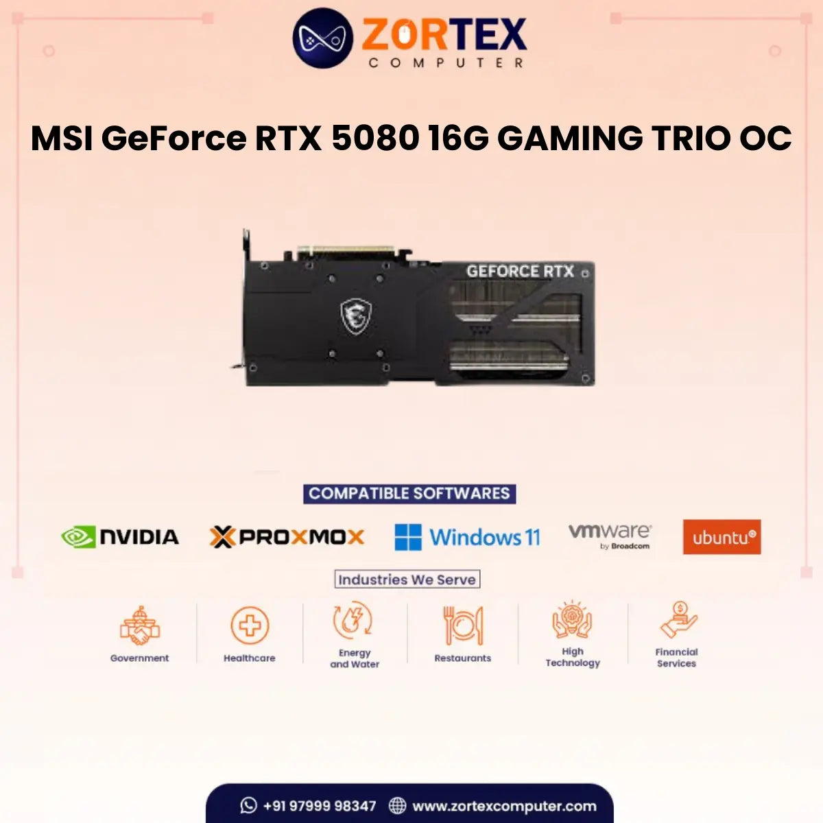 MSI GeForce RTX 5080 16G GAMING TRIO OC
