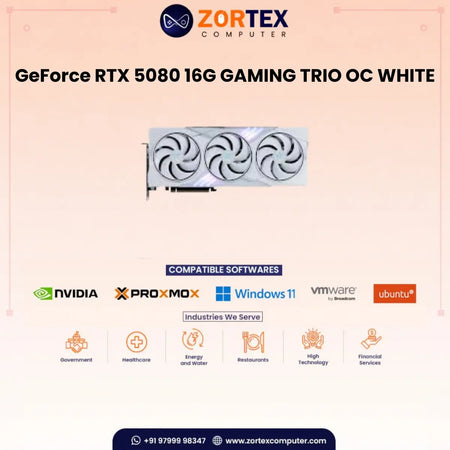 GeForce RTX 5080 16G GAMING TRIO OC WHITE