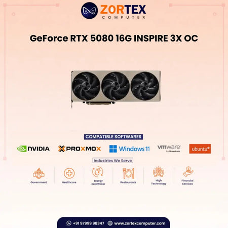 MSI GeForce RTX 5080 16G INSPIRE 3X OC