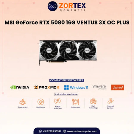 MSI GeForce RTX 5080 16G VENTUS 3X OC PLUS