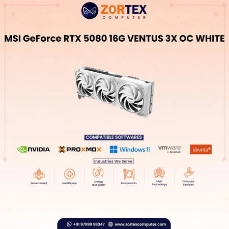 MSI GeForce RTX 5080 16G VENTUS 3X OC WHITE