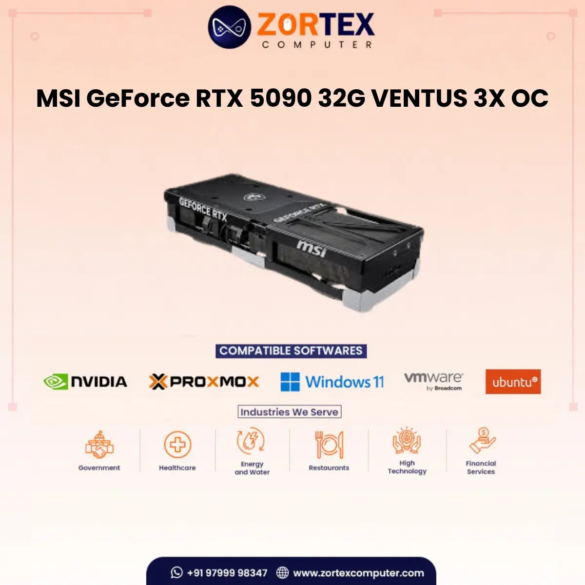MSI GeForce RTX 5090 32G VENTUS 3X OC