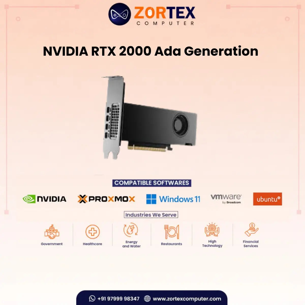 NVIDIA RTX 2000 Ada Generation 16GB GDDR6 Professional Graphics Card