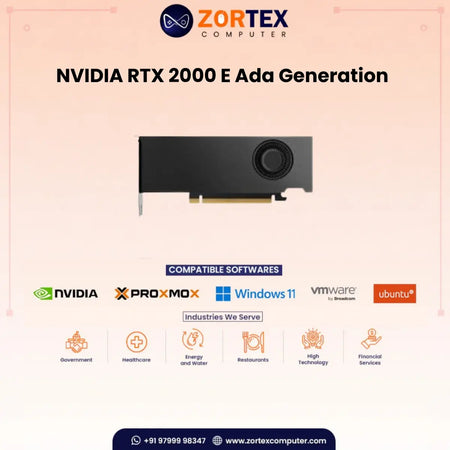 NVIDIA RTX 2000 E Ada Generation 16GB GDDR6 ECC Professional Graphics Card
