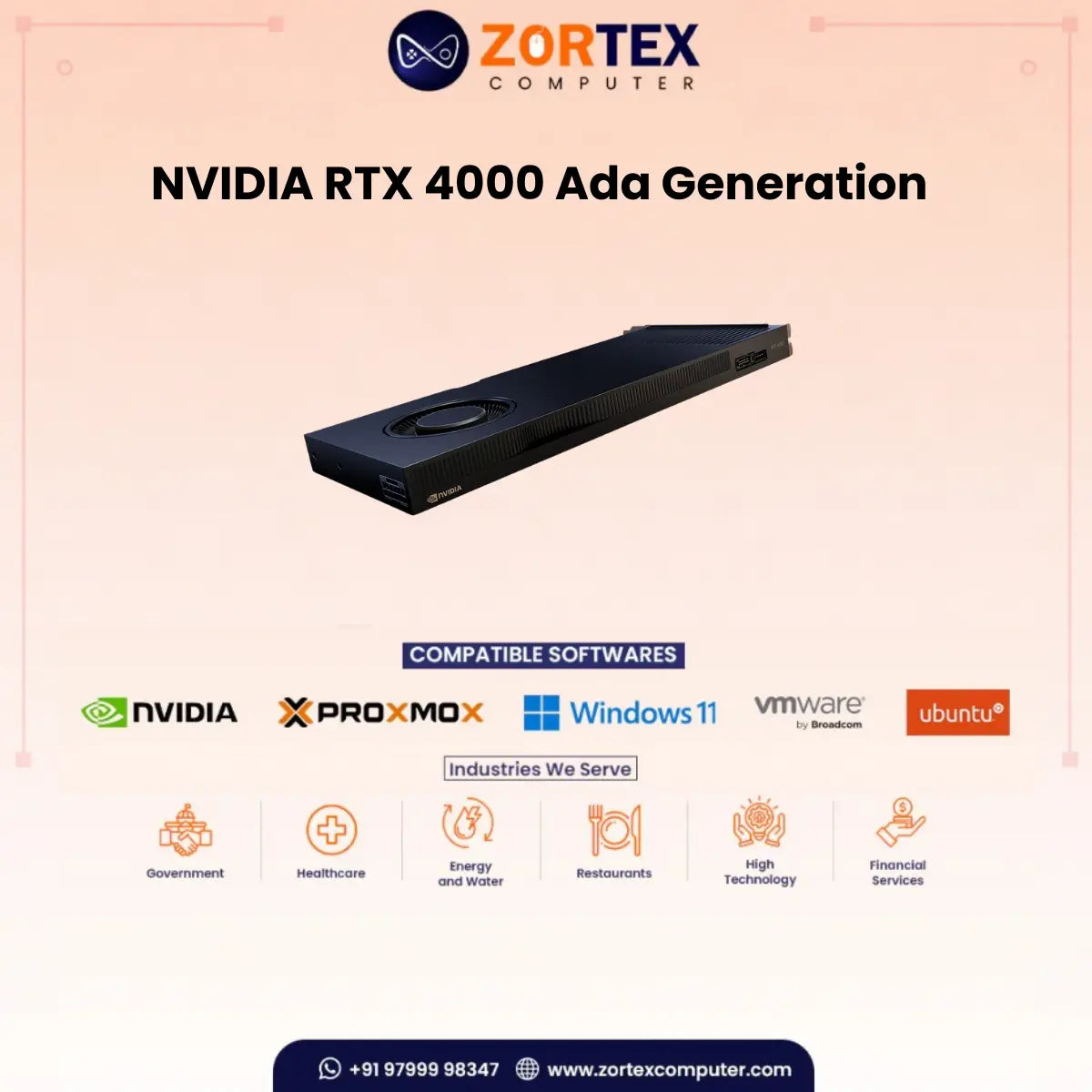 NVIDIA RTX 4000 Ada Generation 20GB Graphic Card