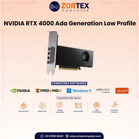 NVIDIA RTX 4000 Ada Generation Low Profile 20GB Graphic Card