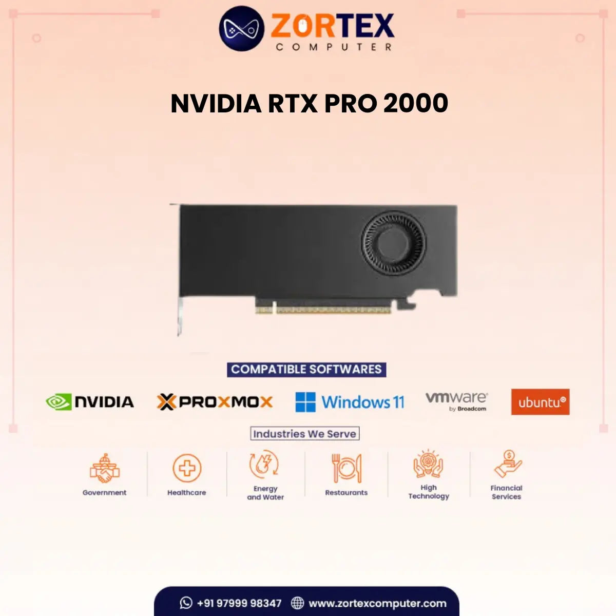 NVIDIA RTX PRO 2000 16GB Graphic Card