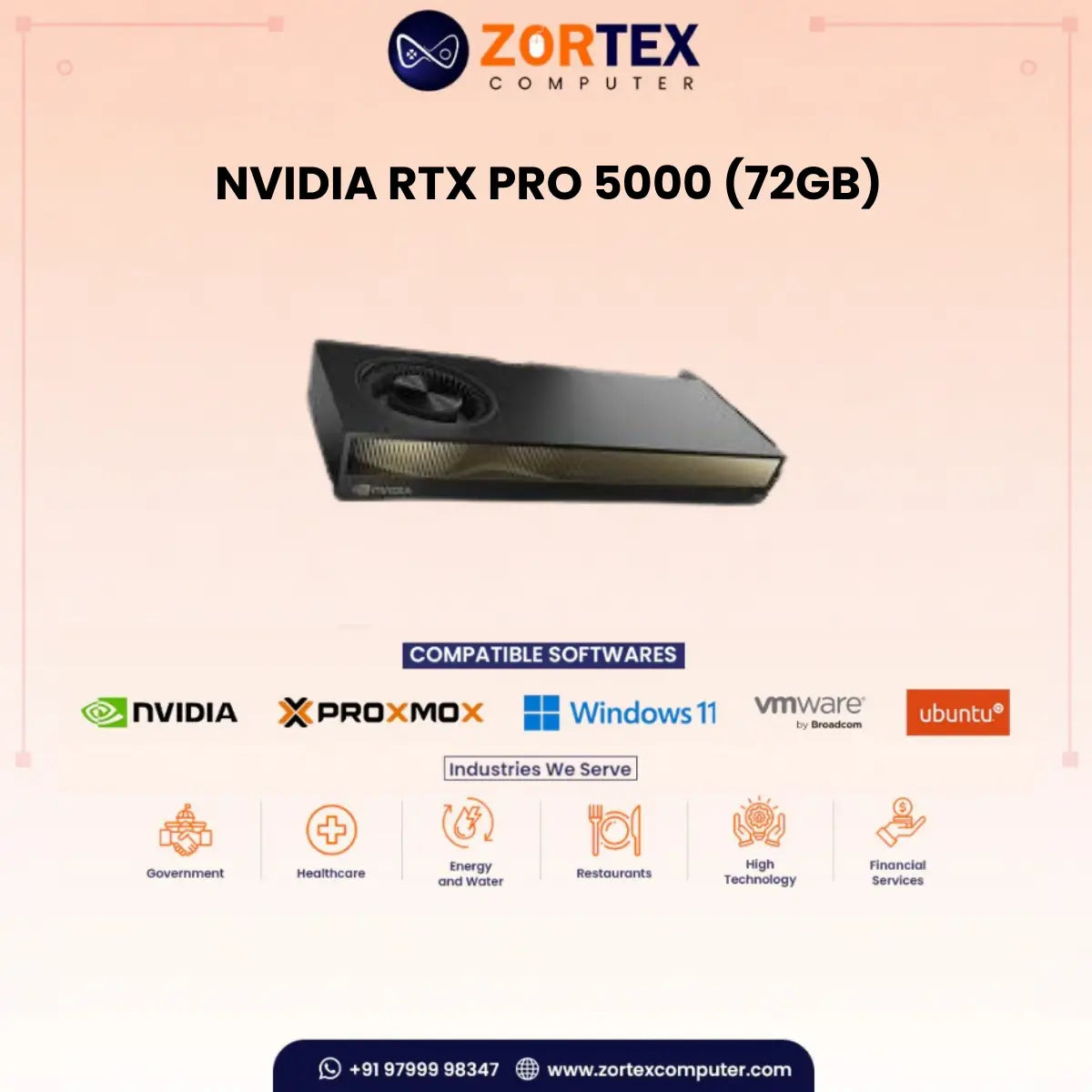NVIDIA RTX PRO 5000 (72GB) Graphic Card