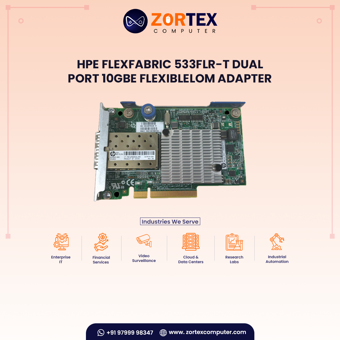 HPE FlexFabric 533FLR-T Dual Port 10GbE FlexibleLOM Adapter