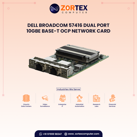 Dell Broadcom 57416 Dual Port 10GbE BASE-T OCP Network Card