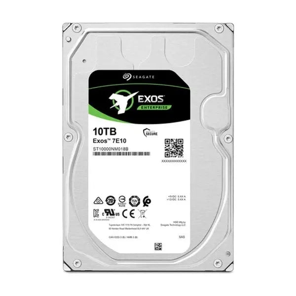 Seagate Exos X10 ST10000NM018B 10TB 3.5-Inch Enterprise SATA Hard Drive
