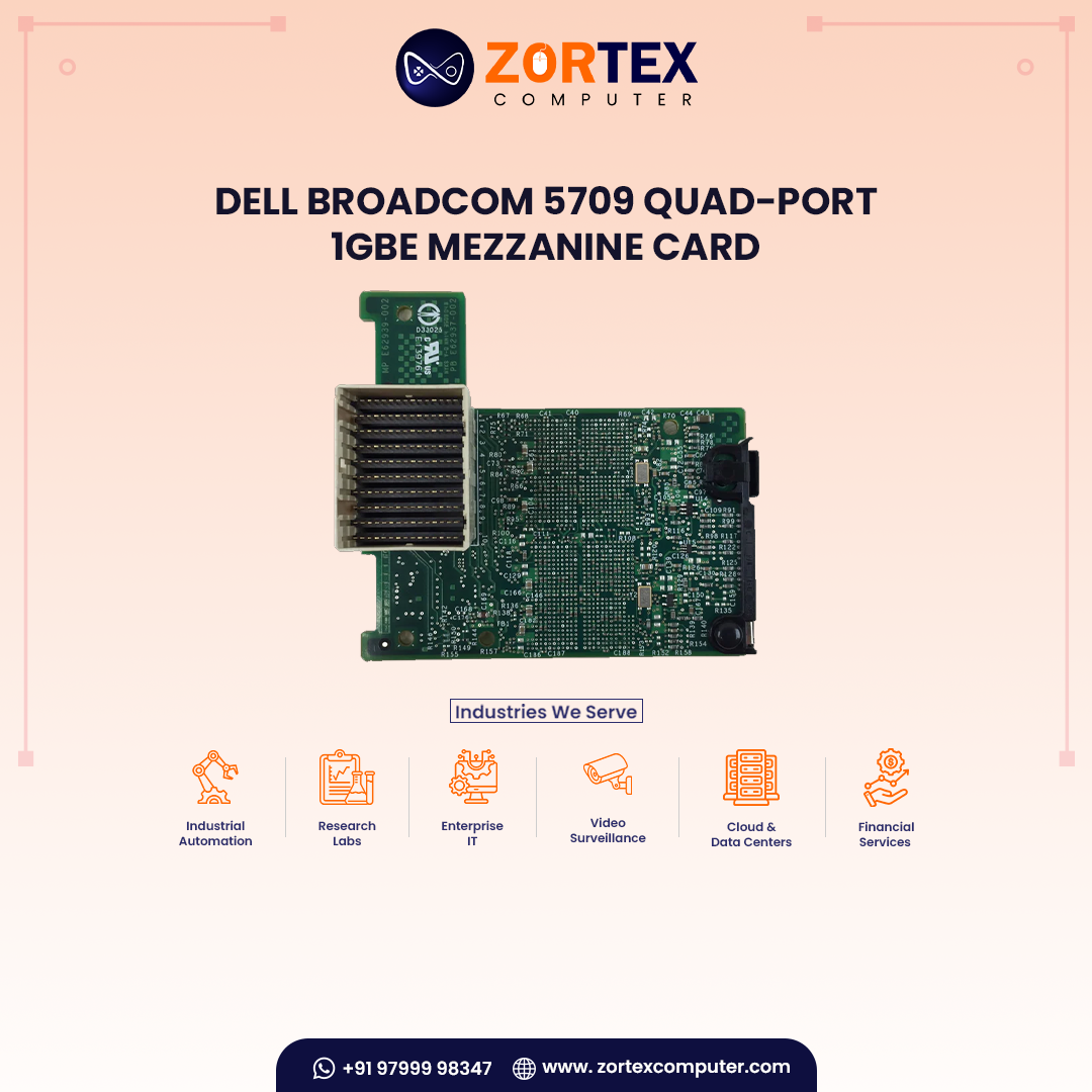 Dell Broadcom 5709 Quad-Port 1GbE Mezzanine Card