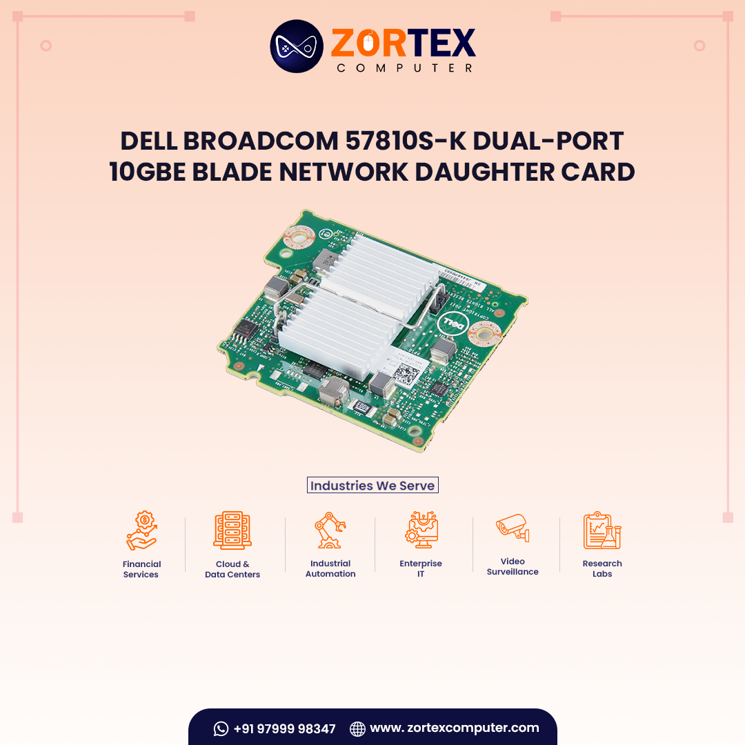 Dell Broadcom 57810S-K Dual-Port 10GbE Blade Network Daughter Card