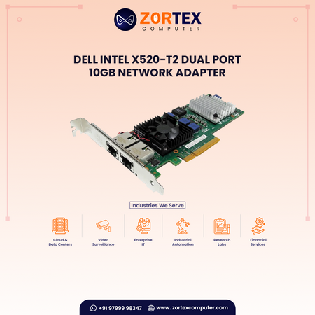 Dell Intel X520-T2 Dual Port 10Gb Network Adapter